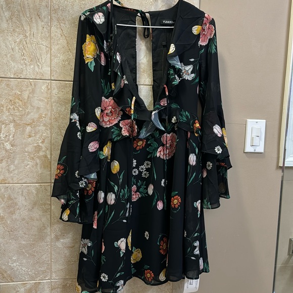 Yumi Kim FLORAL long sleeve dress size XXS - Picture 1 of 11